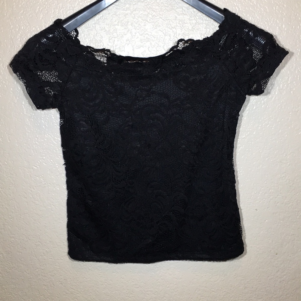 Lace Off-The-Shoulder Top